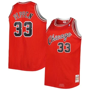 Scottie Pippen Chicago Bulls Big & Tall Hardwood Classics 2003/04 Swingman Jersey Red Authentique