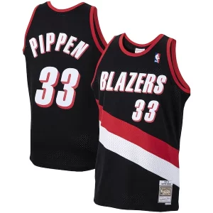 Scottie Pippen Portland Trail Blazers 1999/00 Hardwood Classics Swingman Jersey Black Haut de gamme