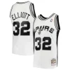 Sean Elliott San Antonio Spurs 1998/99 Dashing Hardwood Classics Swingman Jersey White