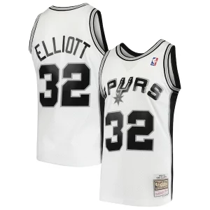 Sean Elliott San Antonio Spurs 1998/99 Dashing Hardwood Classics Swingman Jersey White