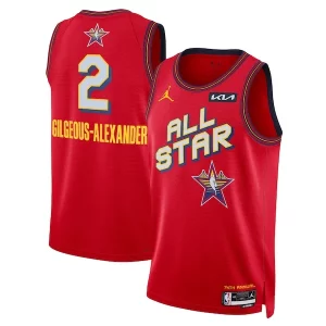 Shai Gilgeous Alexander Nike Unisex 2025 NBA All Star Game Swingman Player Jersey Tendance Red
