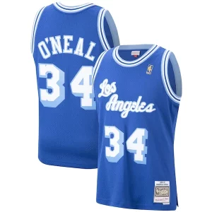 Shaquille O'Neal Los Angeles Lakers Hardwood Classics Swingman Jersey Royal/Purple/Gold Sophistiqué