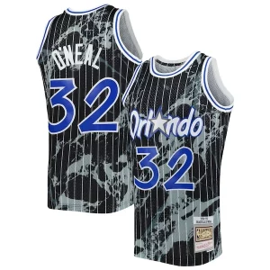 Shaquille O'Neal Orlando Magic 1994/95 Hardwood Classics Marble Swingman Confortable Jersey Black