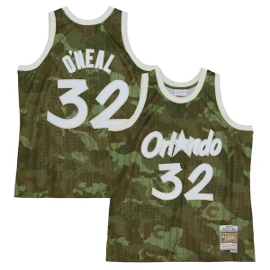 Shaquille O'Neal Orlando Magic Hardwood Classics 1994/95 Ghost Green Swingman Captivant Jersey Camo