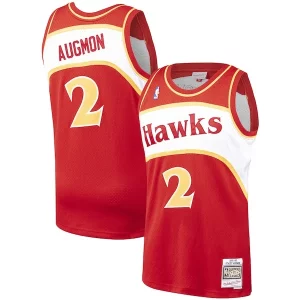 Stacey Augmon Atlanta Hawks 1991/92 Hardwood Exclusif Classics Swingman Jersey Red