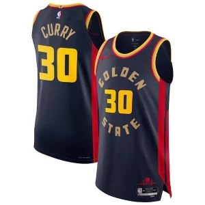 Stephen Curry Golden State Warriors Nike 2024/25 Authentic Player Jersey City Edition Uniques Navy