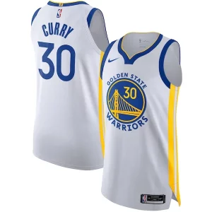 Stephen Dashing Curry Golden State Warriors Nike Authentic Jersey Association Edition White