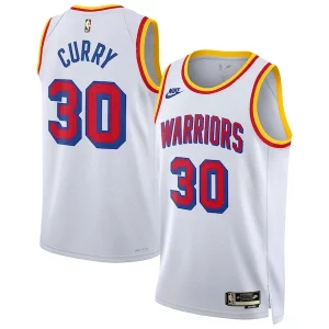 Stephen Curry Golden Gracieux State Warriors Nike Unisex 2024/25 Swingman Jersey White Classic Edition