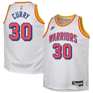 Stephen Curry Golden State Warriors Nike Youth 2024/25 Gracieux Swingman Jersey White Classic Edition
