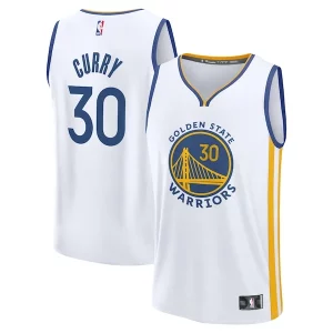 Stephen Curry Golden State Warriors Youth Tendance Fast Break Replica Player Jersey Association Edition White