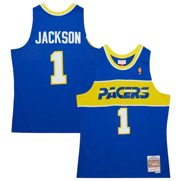Stephen Jackson Indiana Pacers Hardwood Classics Swingman Jersey Classique Royal