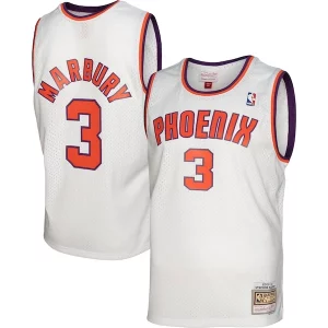 Stephon Marbury Phoenix Suns 2001/02 Hardwood Exclusif Classics Swingman Jersey White