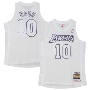 Steve Nash Los Unique Angeles Lakers 2012 Authentic Player Jersey White