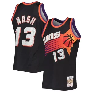 Steve Nash Phoenix Suns Refiné 1996/97 Hardwood Classics NBA 75th Anniversary Diamond Swingman Jersey Black