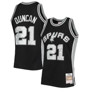 Tim Duncan San Antonio Spurs 1998/99 Hardwood Prime Classics NBA 75th Anniversary Diamond Swingman Jersey Black