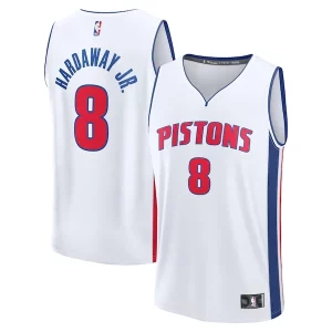 Tim Classique Hardaway Jr. Detroit Pistons Fast Break Replica Player Jersey Association Edition White