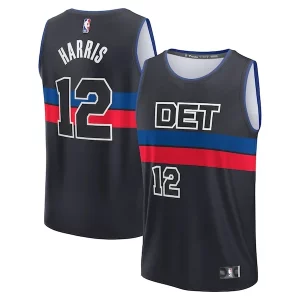 Tobias Harris Detroit Pistons Youth Fast Break Player Exceptionnel Jersey Statement Edition Black