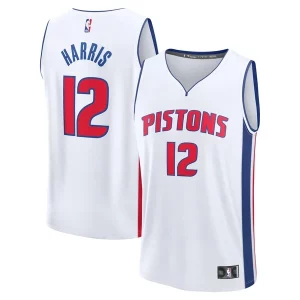Tobias Harris Detroit Pistons Youth Fast Break Confortable Replica Player Jersey Association White Edition