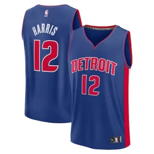 Tobias Harris Uniques Detroit Pistons Fast Break Replica Player Jersey Icon Edition Blue