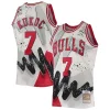 Toni Kukoc Chicago Bulls Commémoratif Hardwood Classics 1995/96 Hyper Hoops Swingman Jersey White