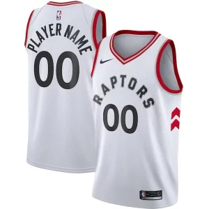 Toronto Raptors Nike 2020/21 Swingman Custom Jersey Luxueux Association Edition White