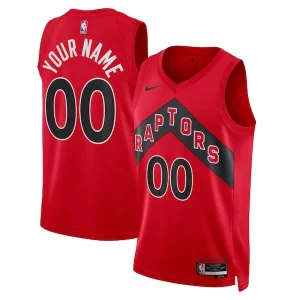 Toronto Raptors Nike Admirable Unisex Swingman Custom Jersey Red Icon Edition