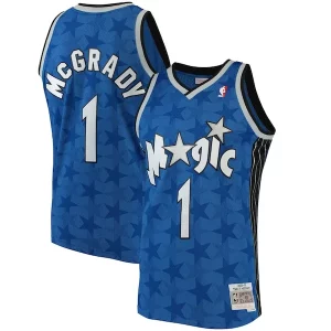 Tracy McGrady Vibrant Orlando Magic Hardwood Classics Swingman Jersey Blue