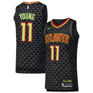 Trae Young Atlanta Hawks Nike Dashing Authentic Player Jersey Icon Edition Black