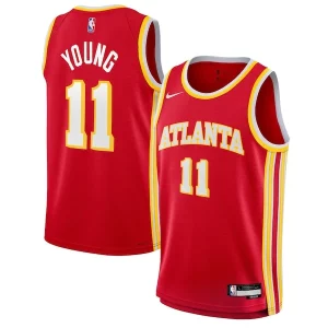 Trae Exclusif Young Atlanta Hawks Nike Youth Swingman Jersey Icon Edition Red
