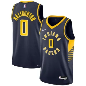 Tyrese Haliburton Indiana Pacers Nike Youth Swingman Jersey Icon Edition Splendide Navy