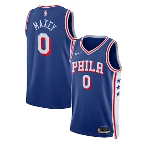 Tyrese Maxey Philadelphia 76ers Authentique Nike Unisex Swingman Jersey Icon Edition Royal