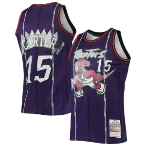 Vince Carter Toronto Raptors 1998/99 Hardwood Classics NBA 75th Anniversary Diamond Swingman Jersey Unique Purple