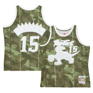 Vince Carter Toronto Raptors Hardwood Classics 1998/99 Stylish Ghost Green Swingman Jersey Camo