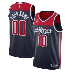 Washington Wizards Jordan Brand Unisex 2022/23 Swingman Custom Jersey Statement Edition Uniques Navy