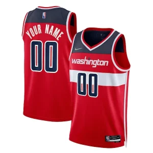 Washington Wizards Nike 2021/22 Diamond Swingman Custom Exclusif Jersey Icon Edition Red