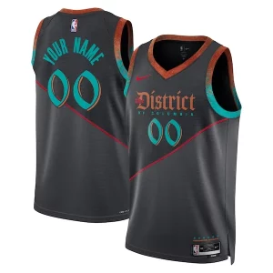 Washington Wizards Nike Unisex Splendide 2023/24 Custom Swingman Jersey Black City Edition