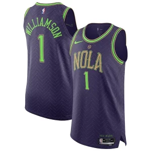 Zion Williamson New Orleans Pelicans Nike 2024/25 Authentic Player Jersey City Edition Collectible Purple
