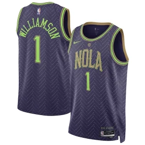 Zion Williamson New Orleans Pelicans Nike Unisex 2024/25 Swingman Player Jersey City Edition Vibrant Purple