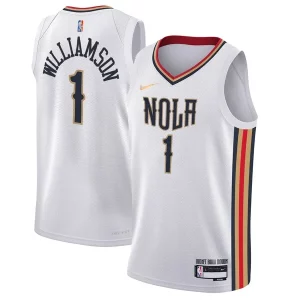 Zion Williamson New Orleans Pelicans Nike Youth Swingman Jersey City Edition White Confortable