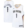Zion Williamson New Orleans Pelicans Nike Youth Swingman Player Jersey Sophistiqué Association Edition White/Navy